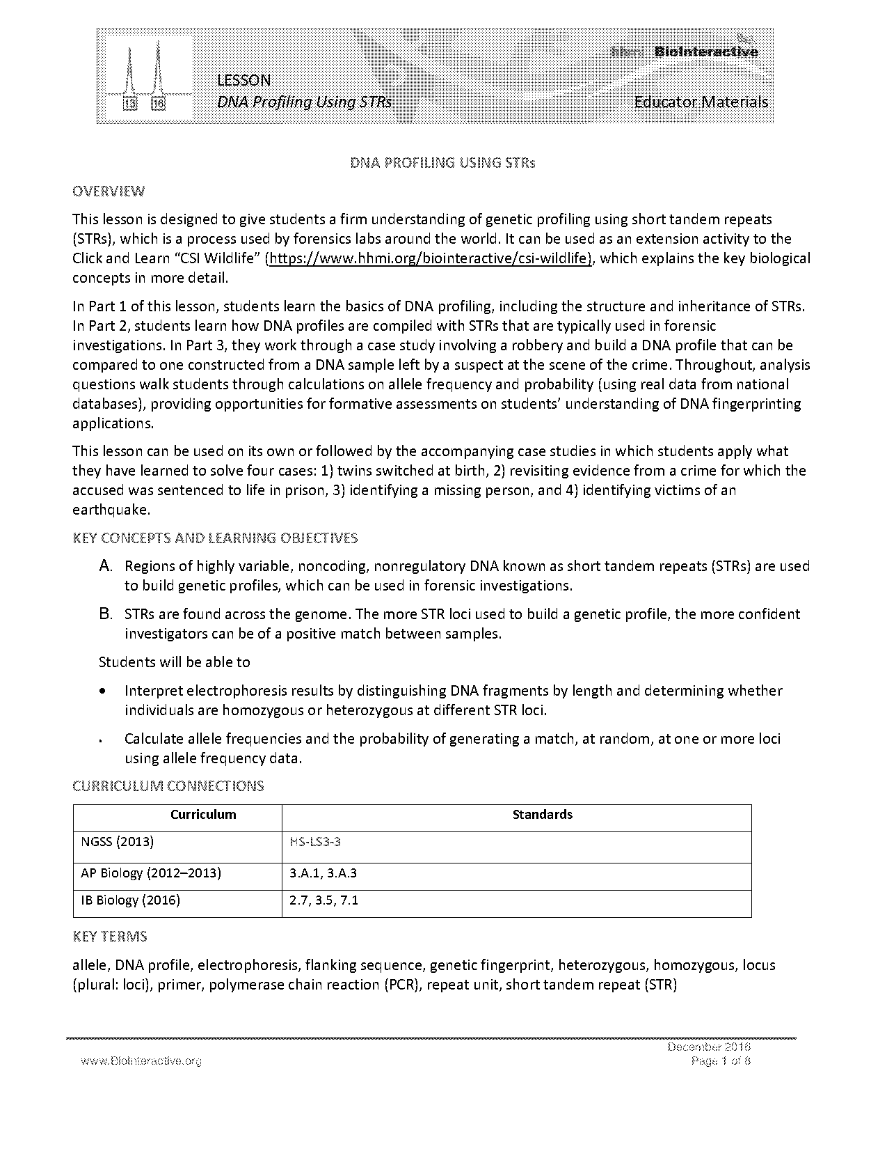 allele frequency lesson plan high school