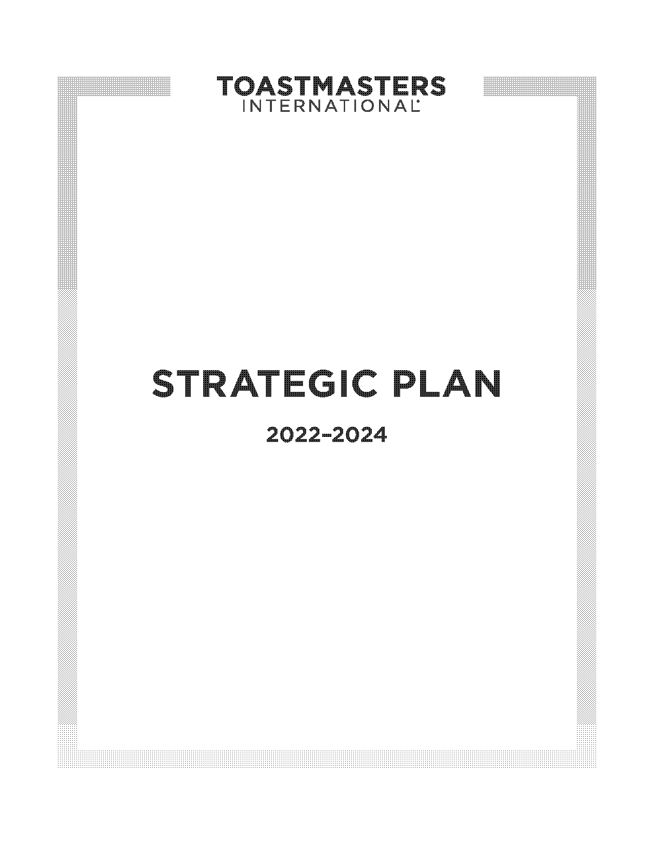 develop a communication plan toastmasters