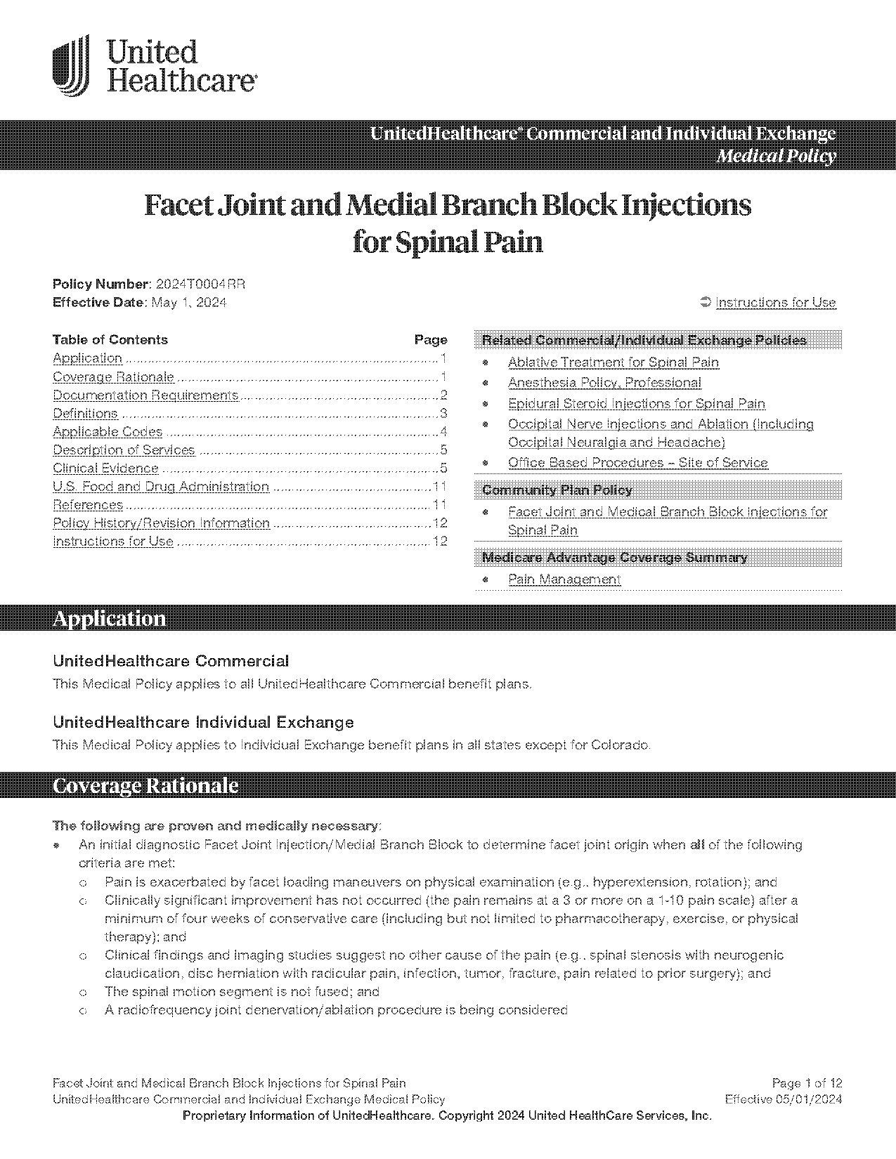 nerve block documentation requirements