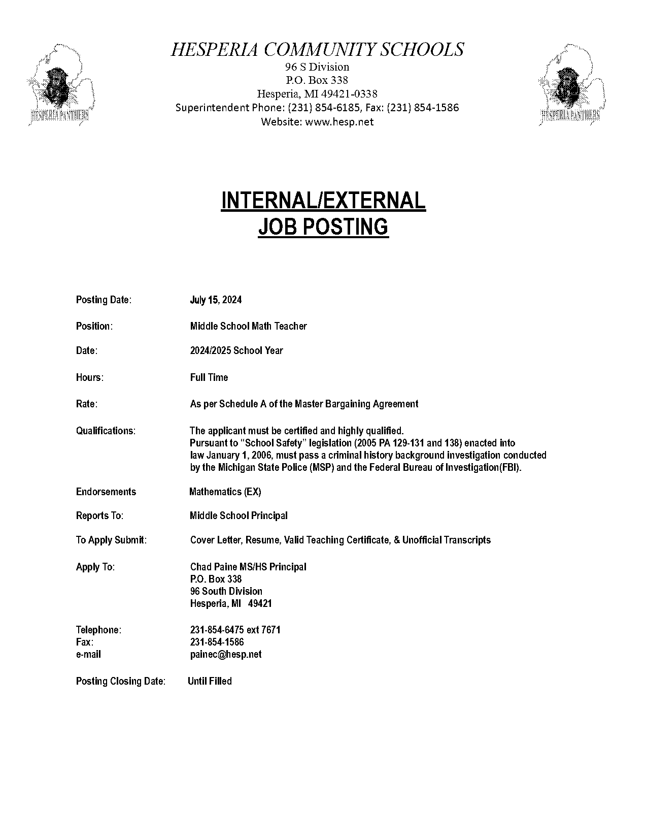 math teacher resume pdf