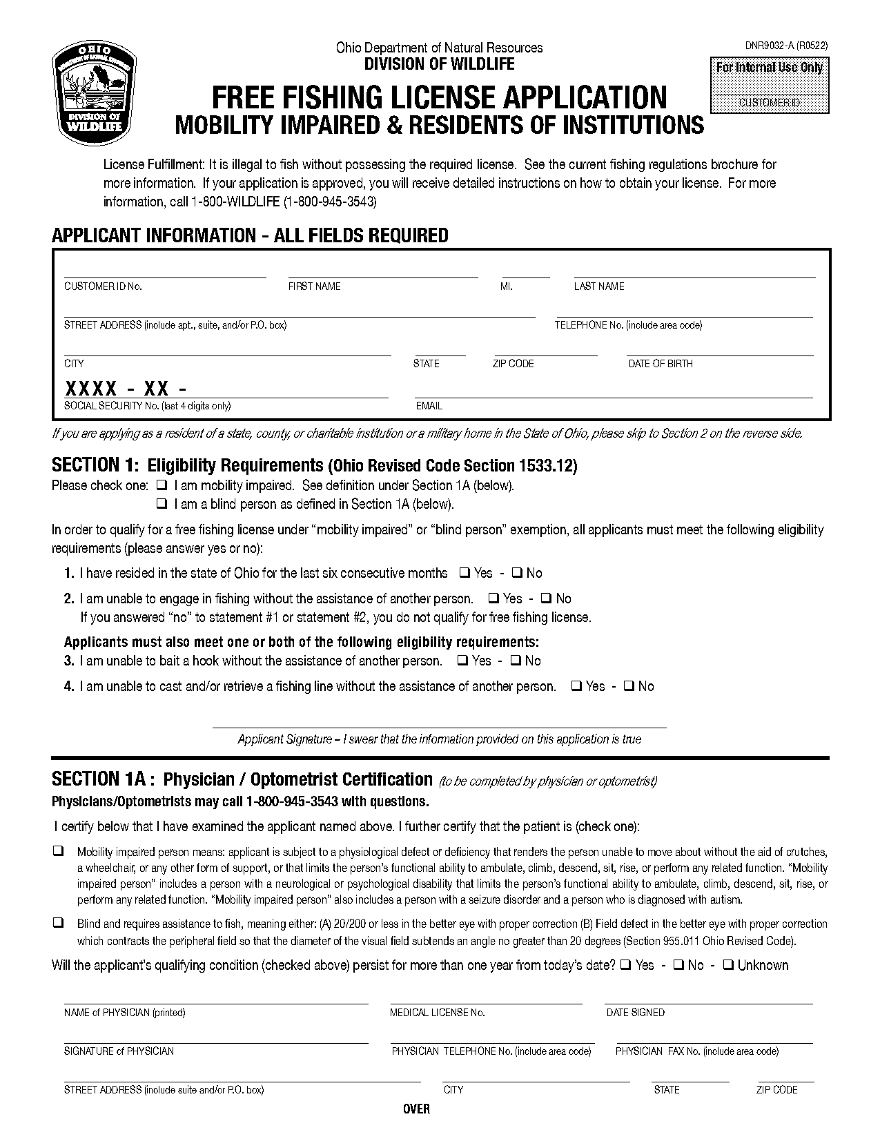 ohio physician license application