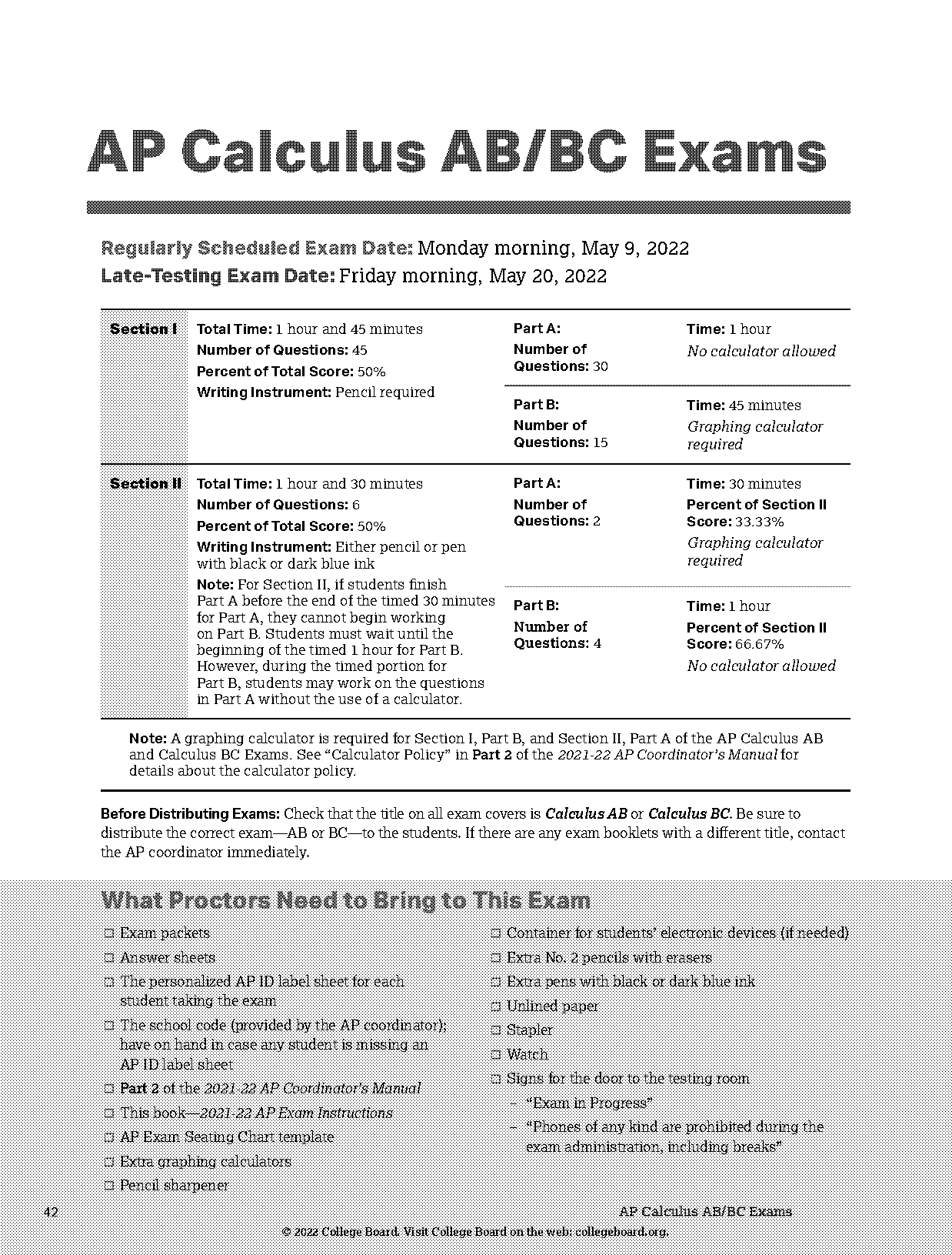 form of ir exam written