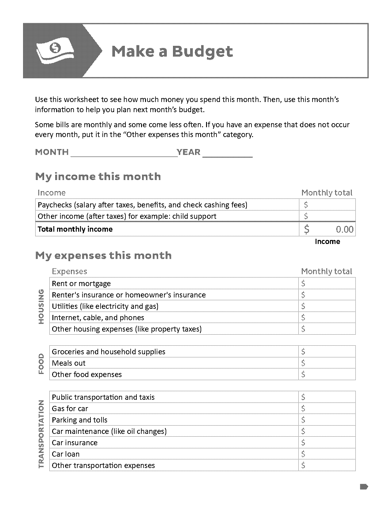 template income and expenditure form