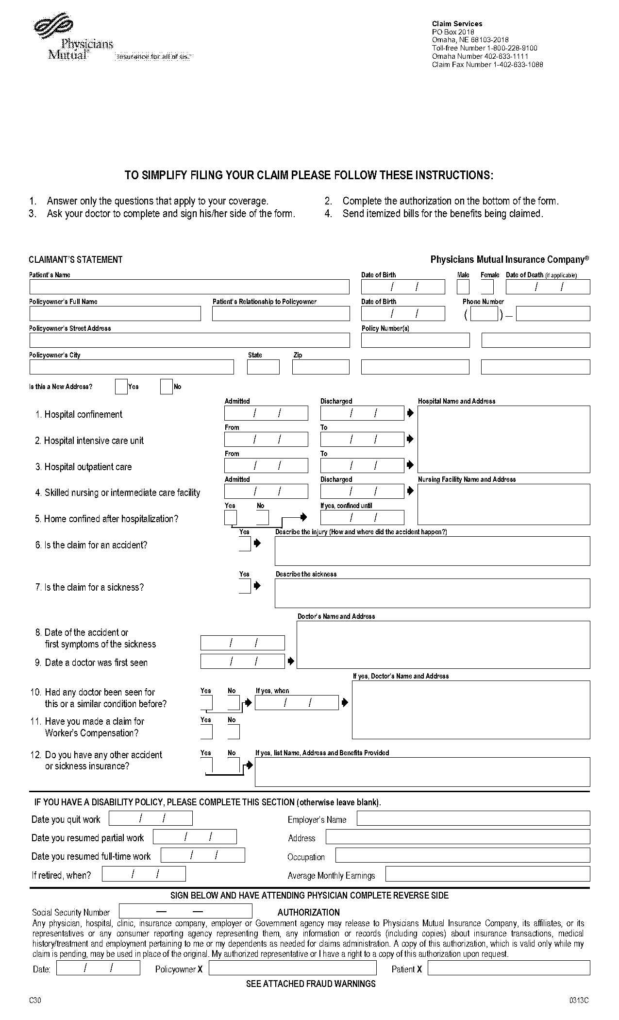 complaints against physicians mutual insurance