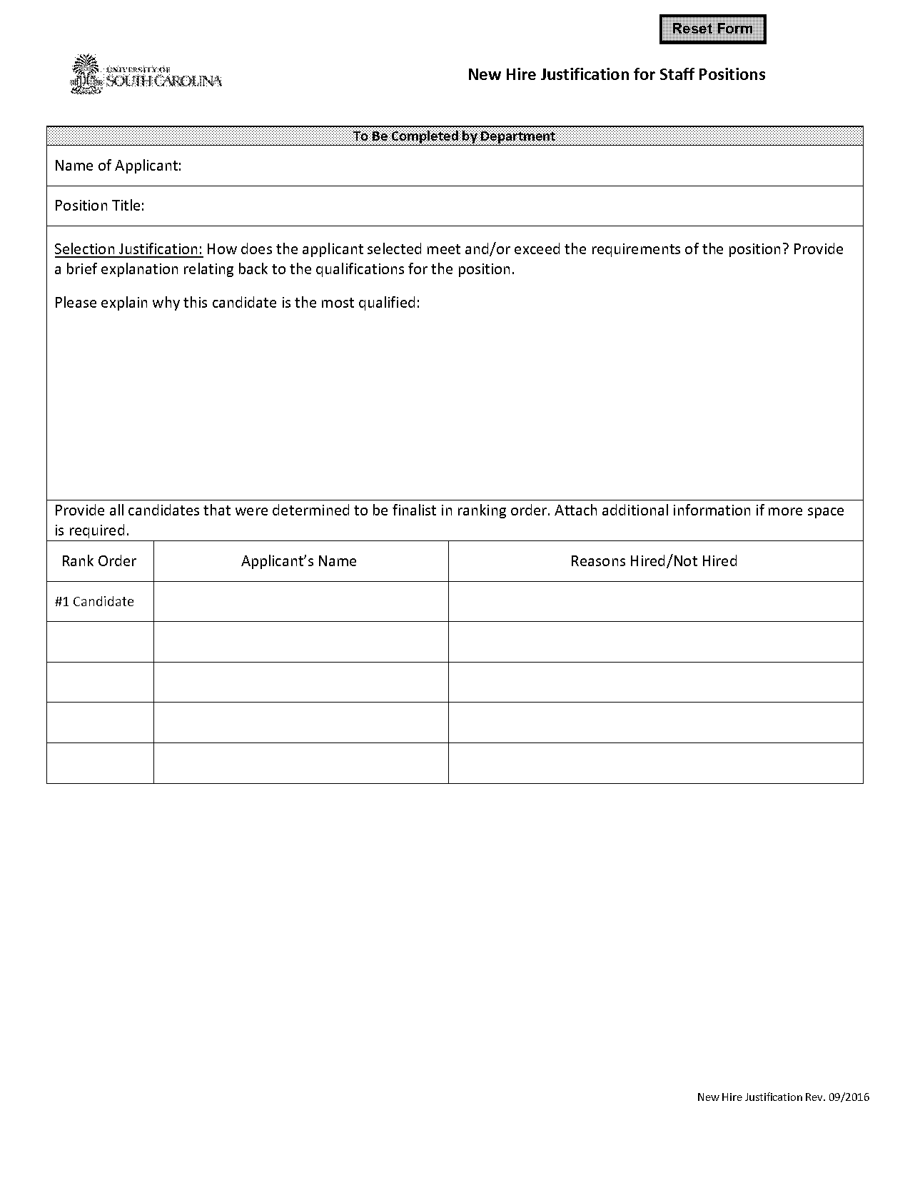 new hire justification letter example