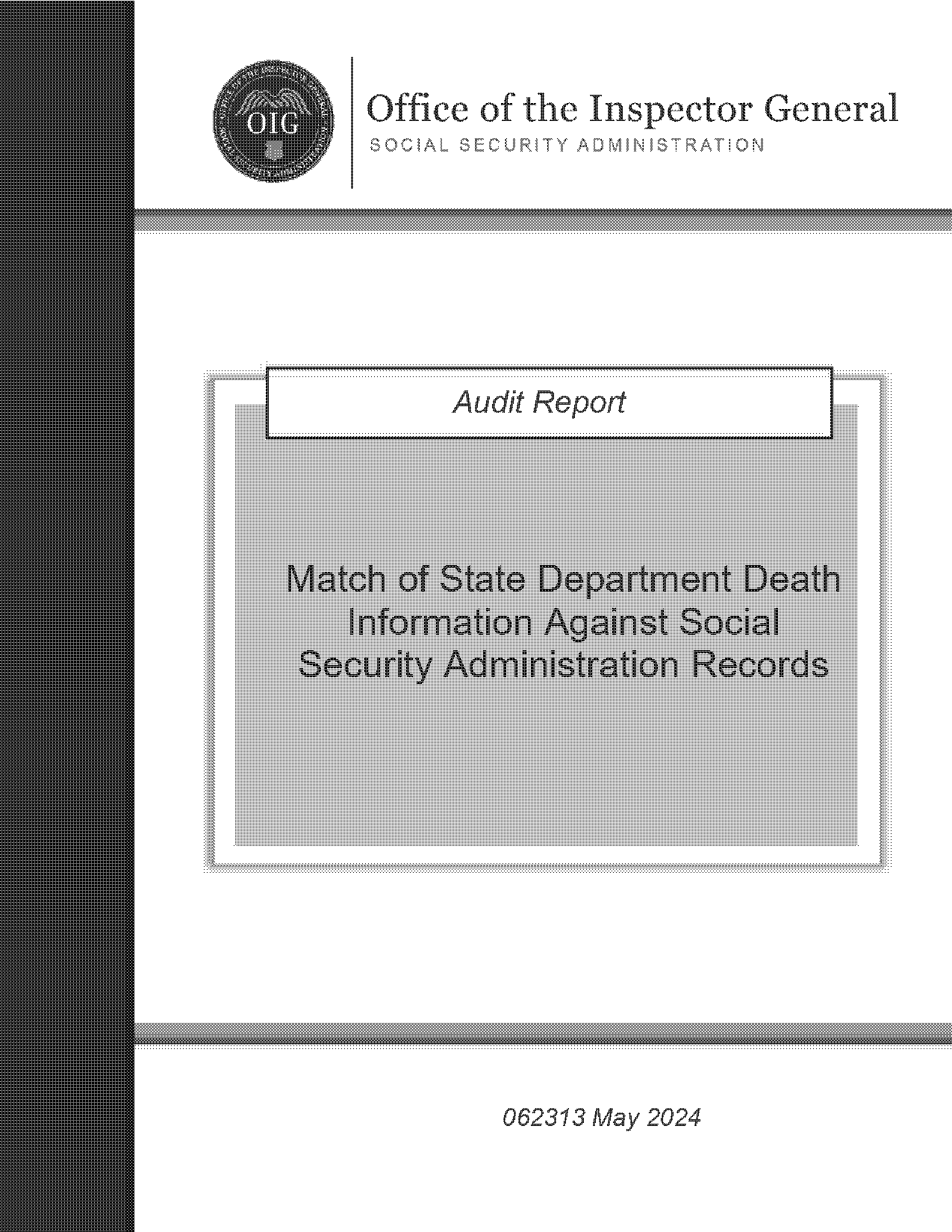 social security administration death notification