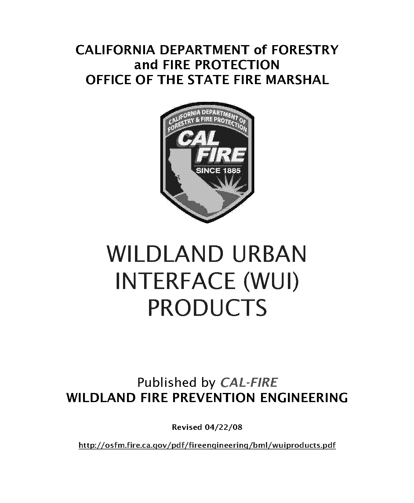 california division of forestry handbooks