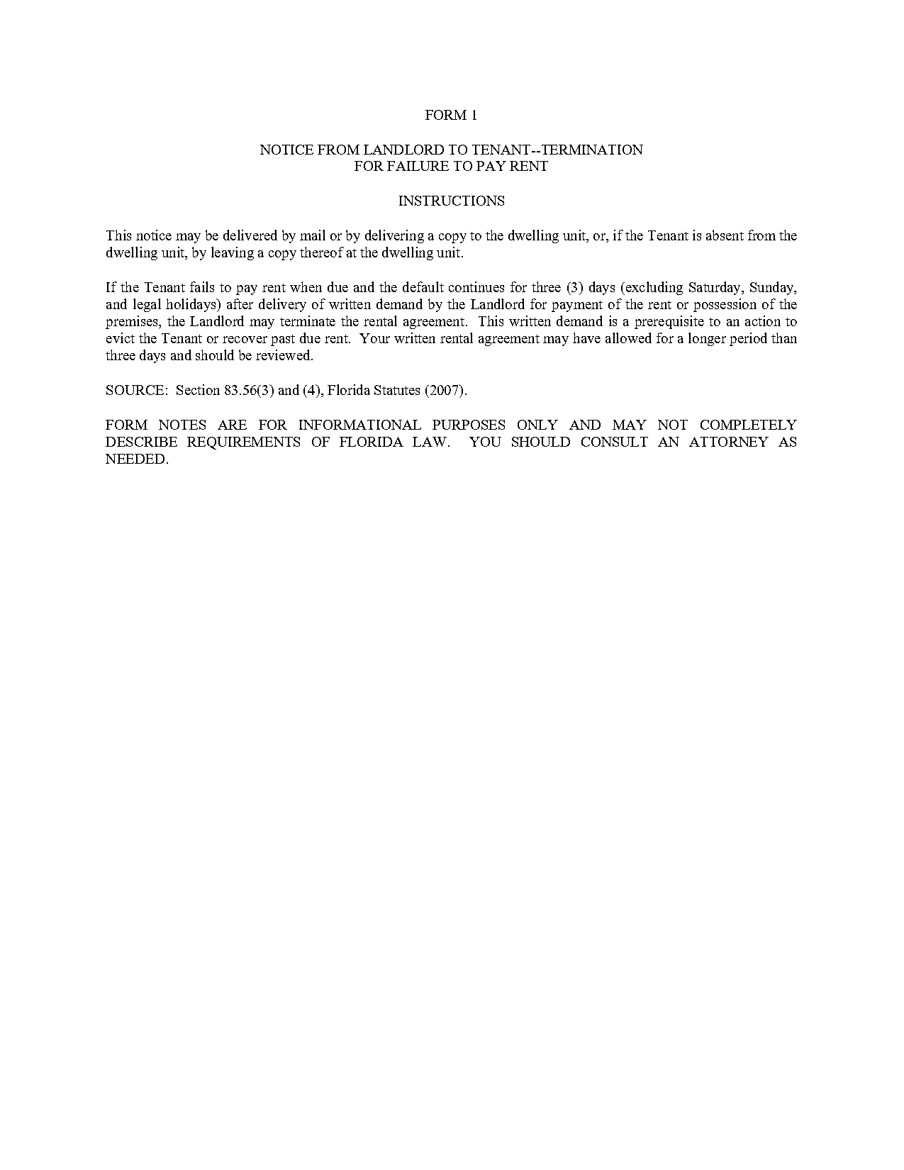 notice of late rent letter