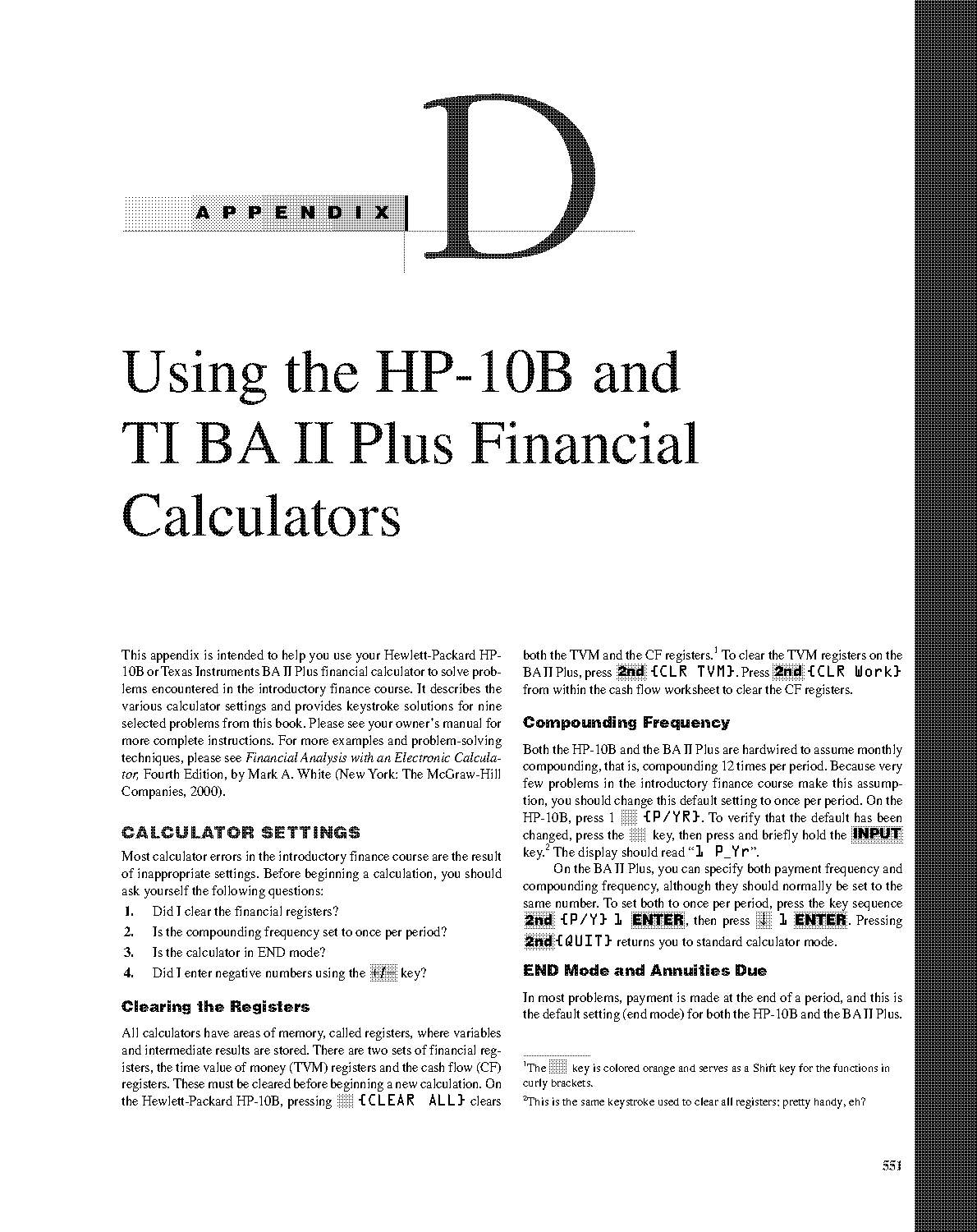 ba ii plus present value of bond