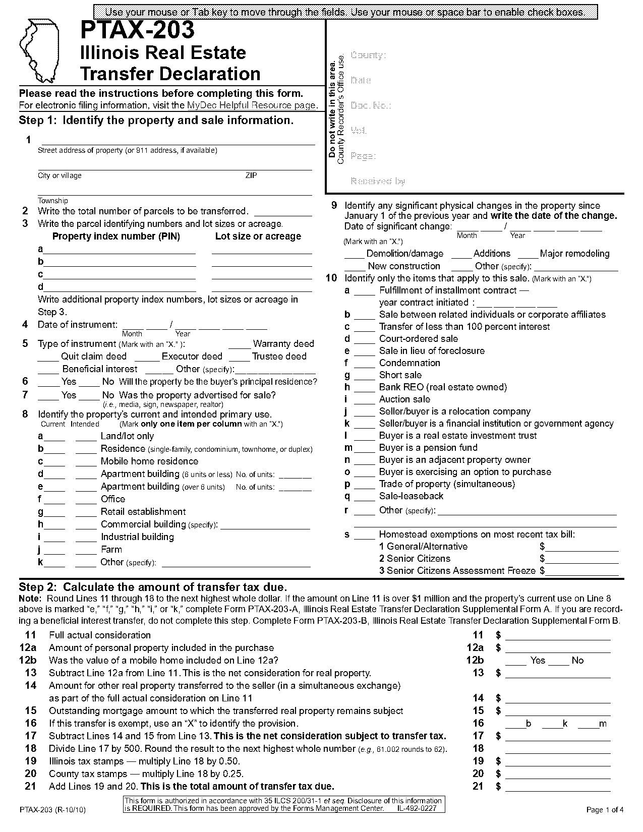 cook county form probate