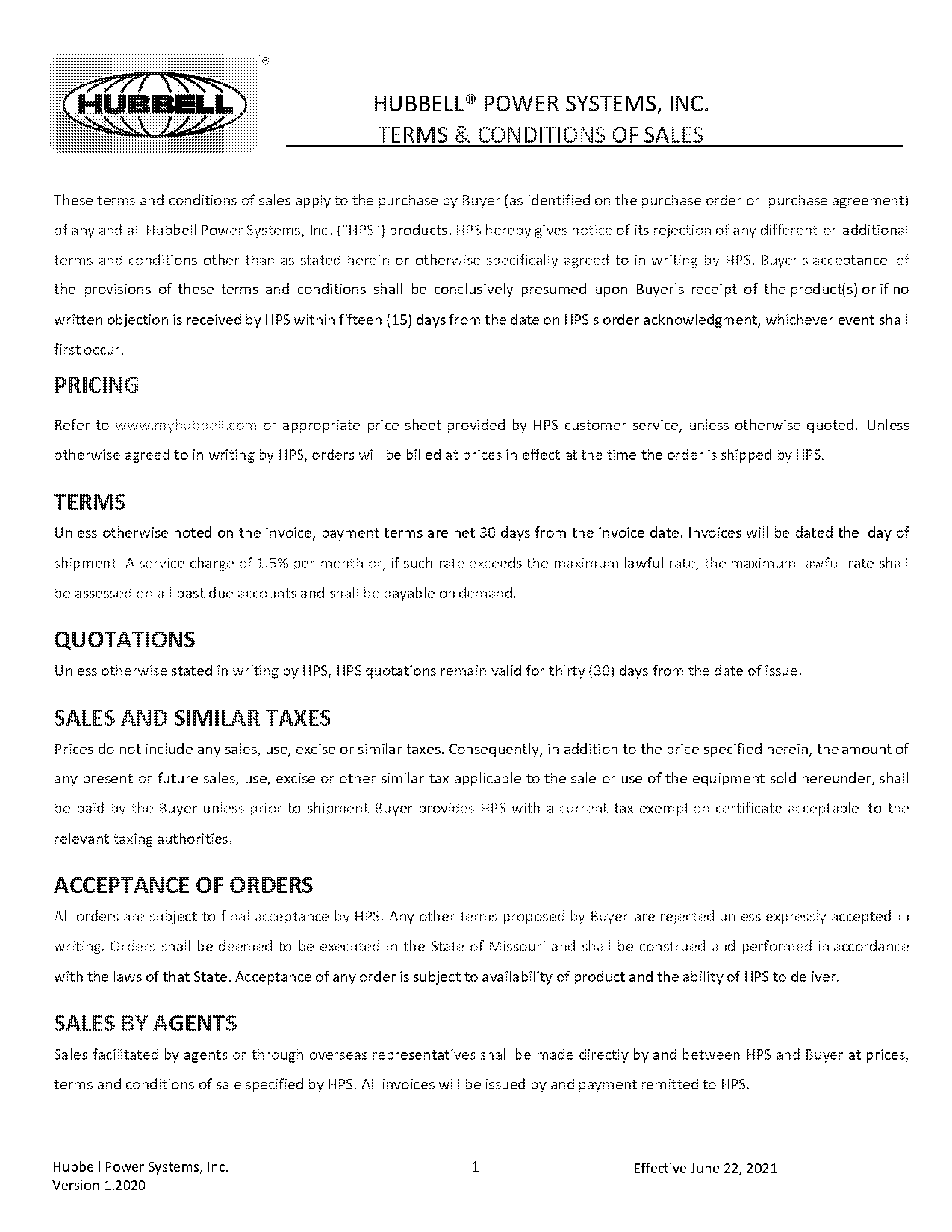 apparel sales rep terms and conditions