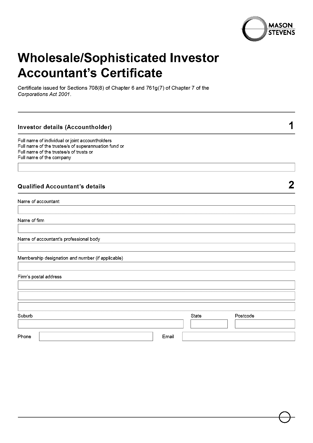 qualified accountants certificate template