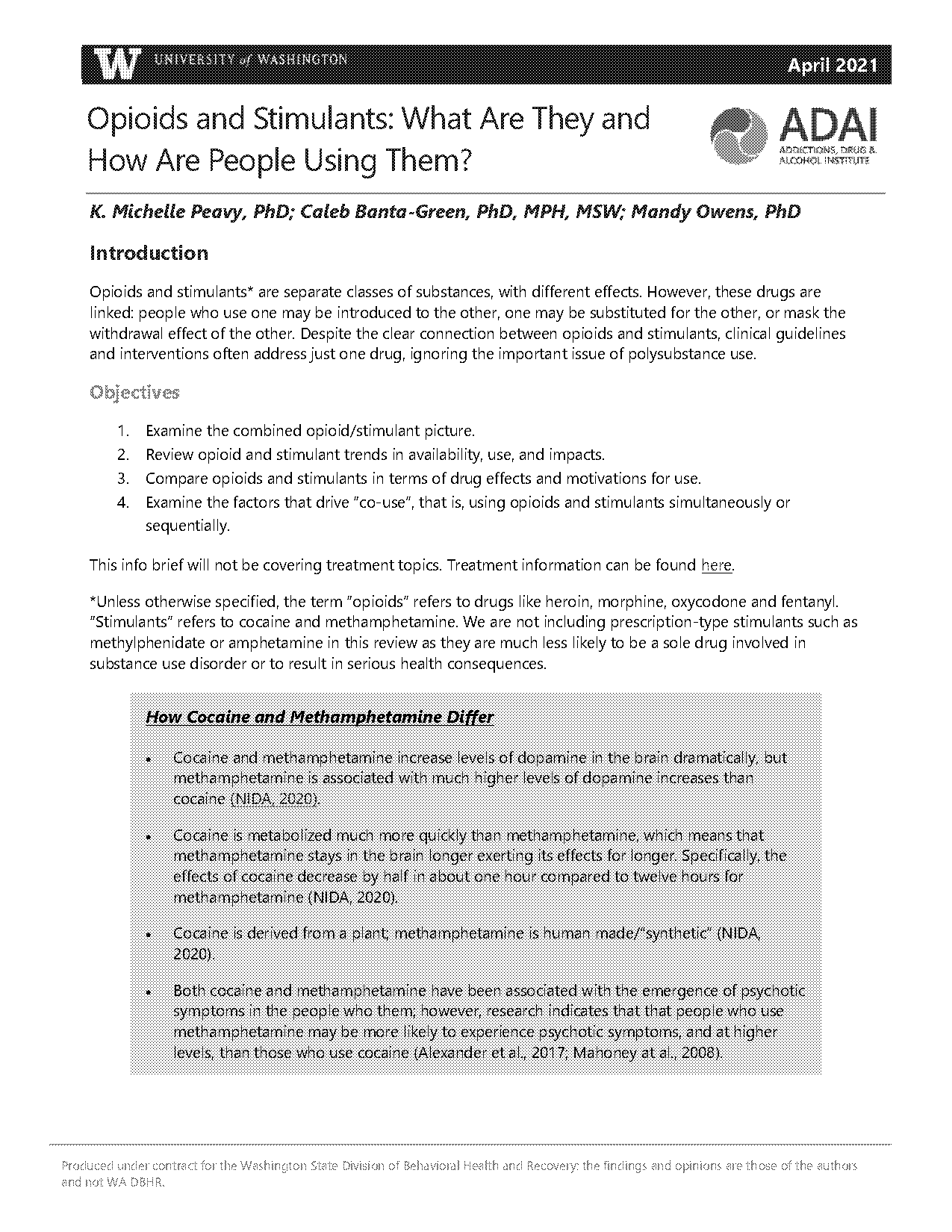 lonf term effects of heroin and cocaine