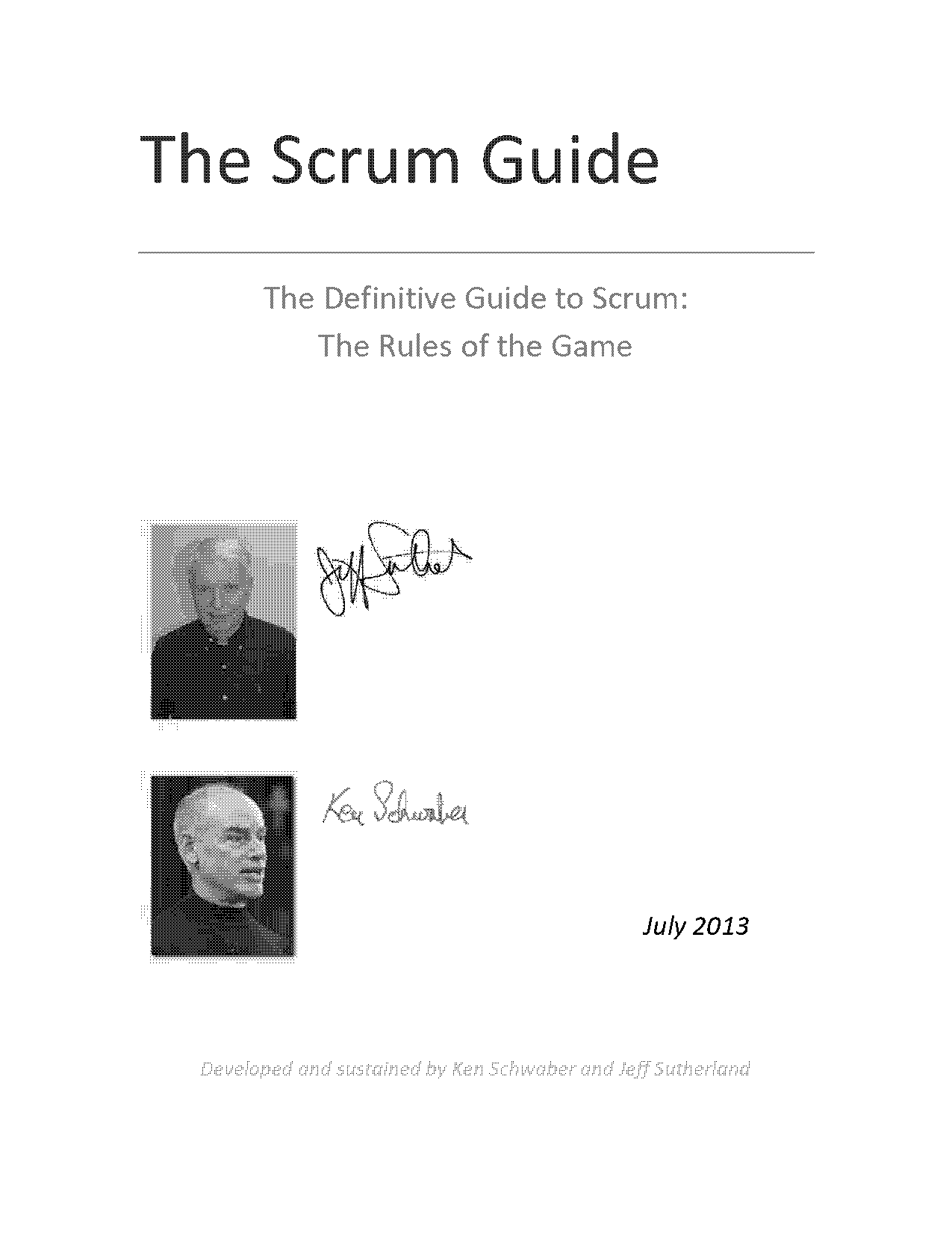 scrum handbook pdf download