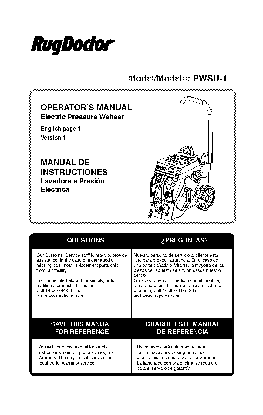 pro pressure washer instructions