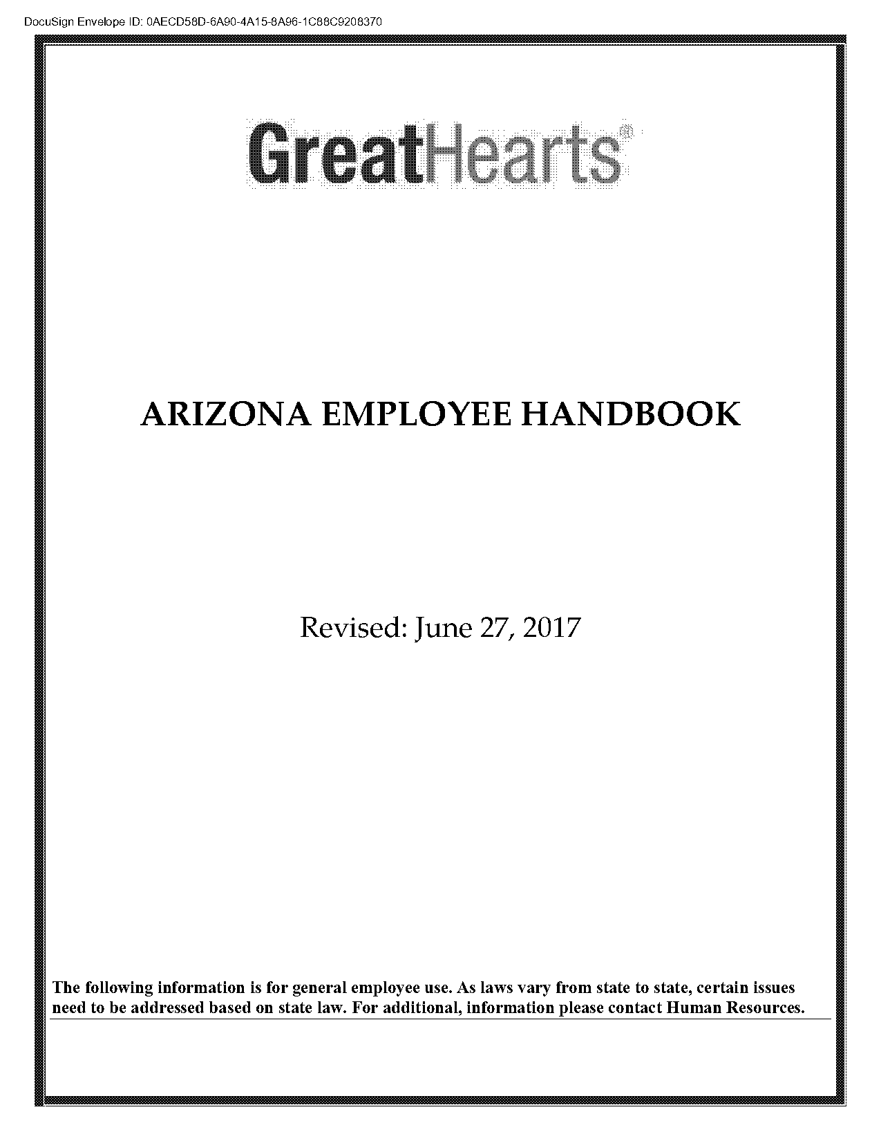 example of arizona pto sick time policy