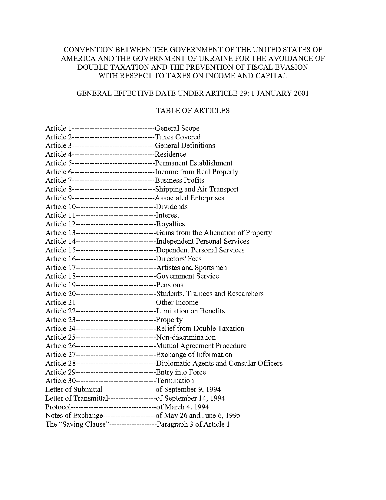 us ukraine tax treaty