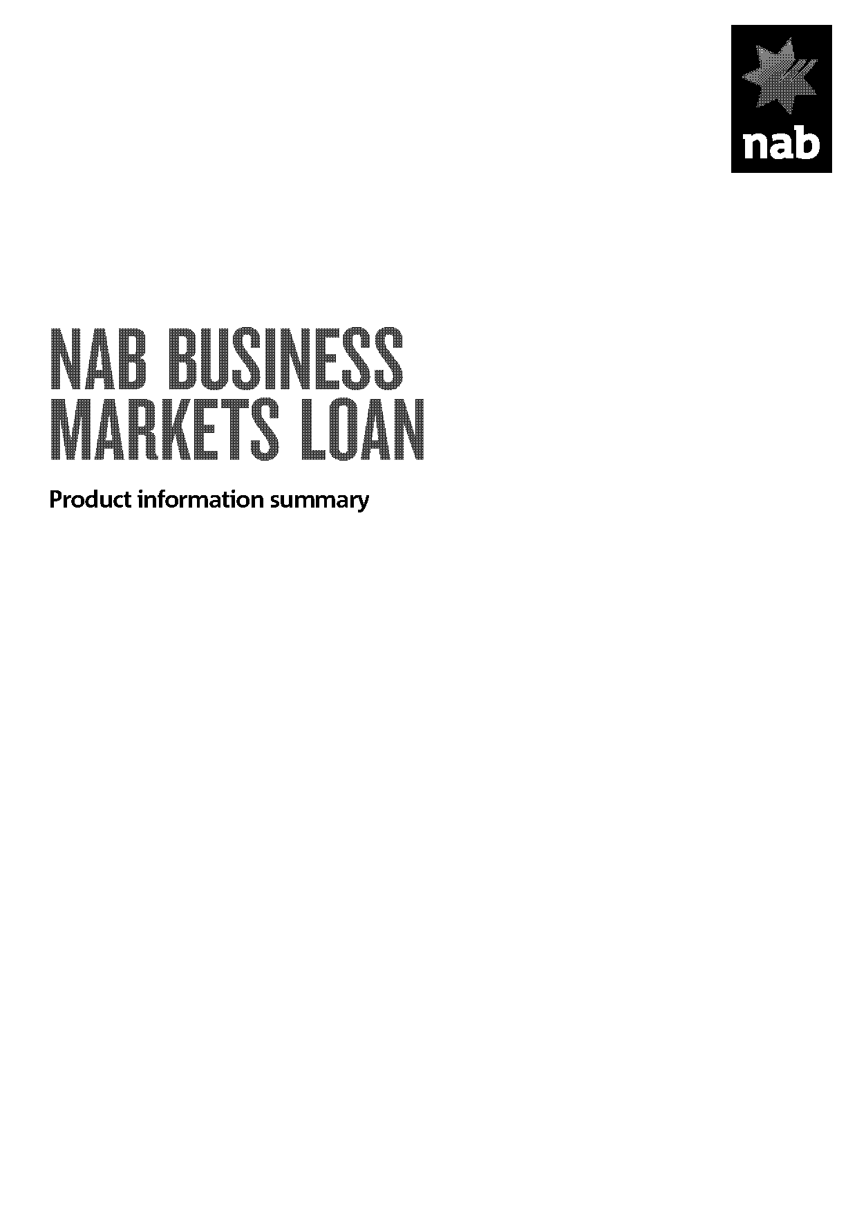 nab business loan terms and conditions