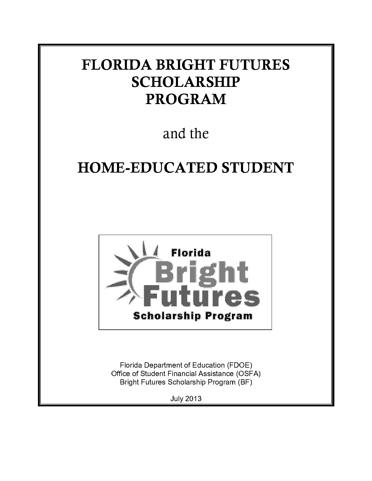 act scores for florida bright futures