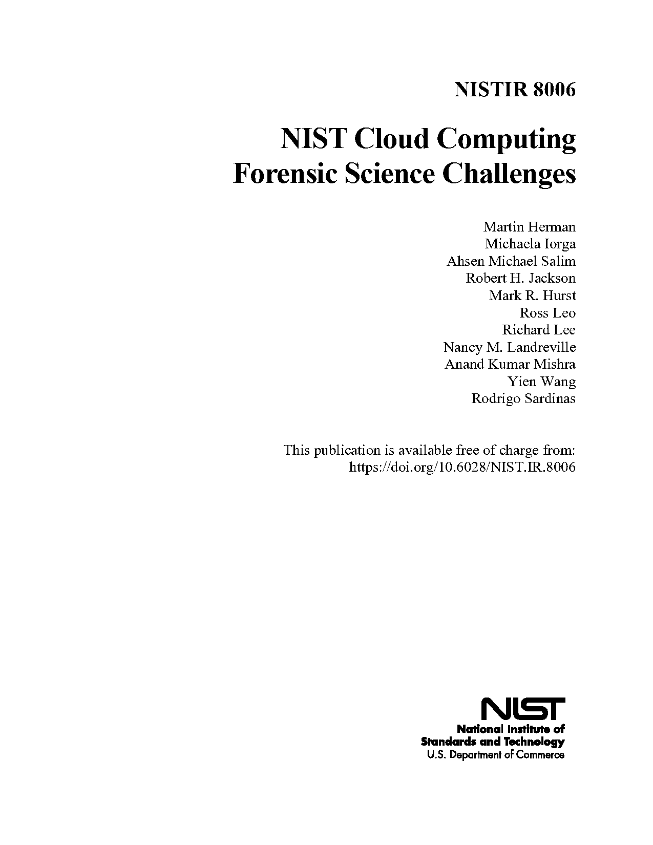 cloud computing and computer forensics for business applications