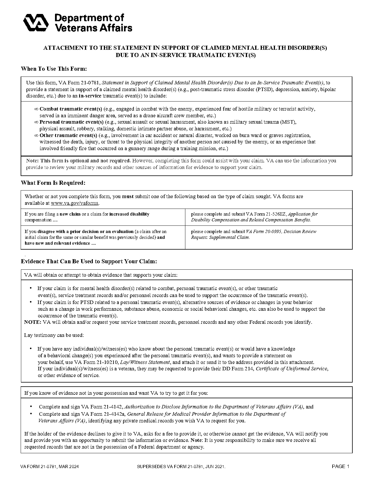 medical police statement template