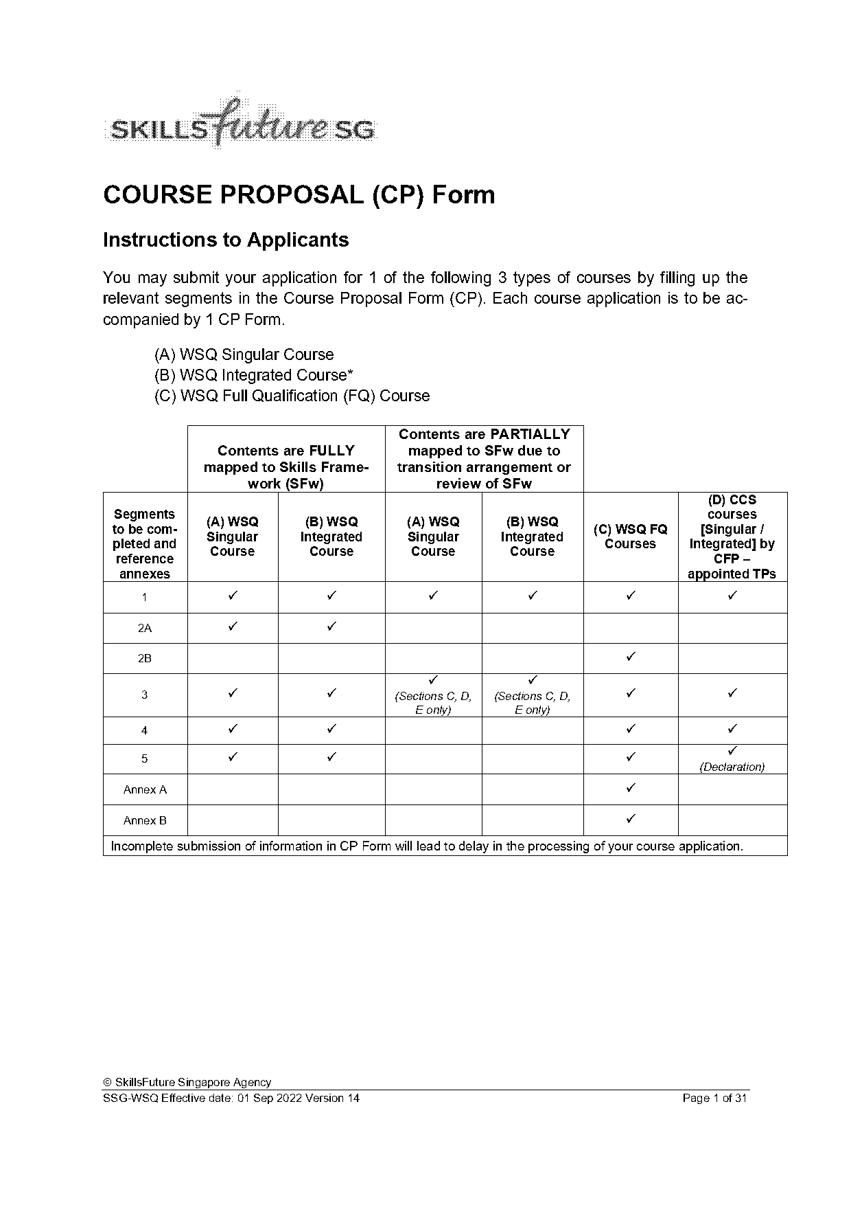 course proposal form template