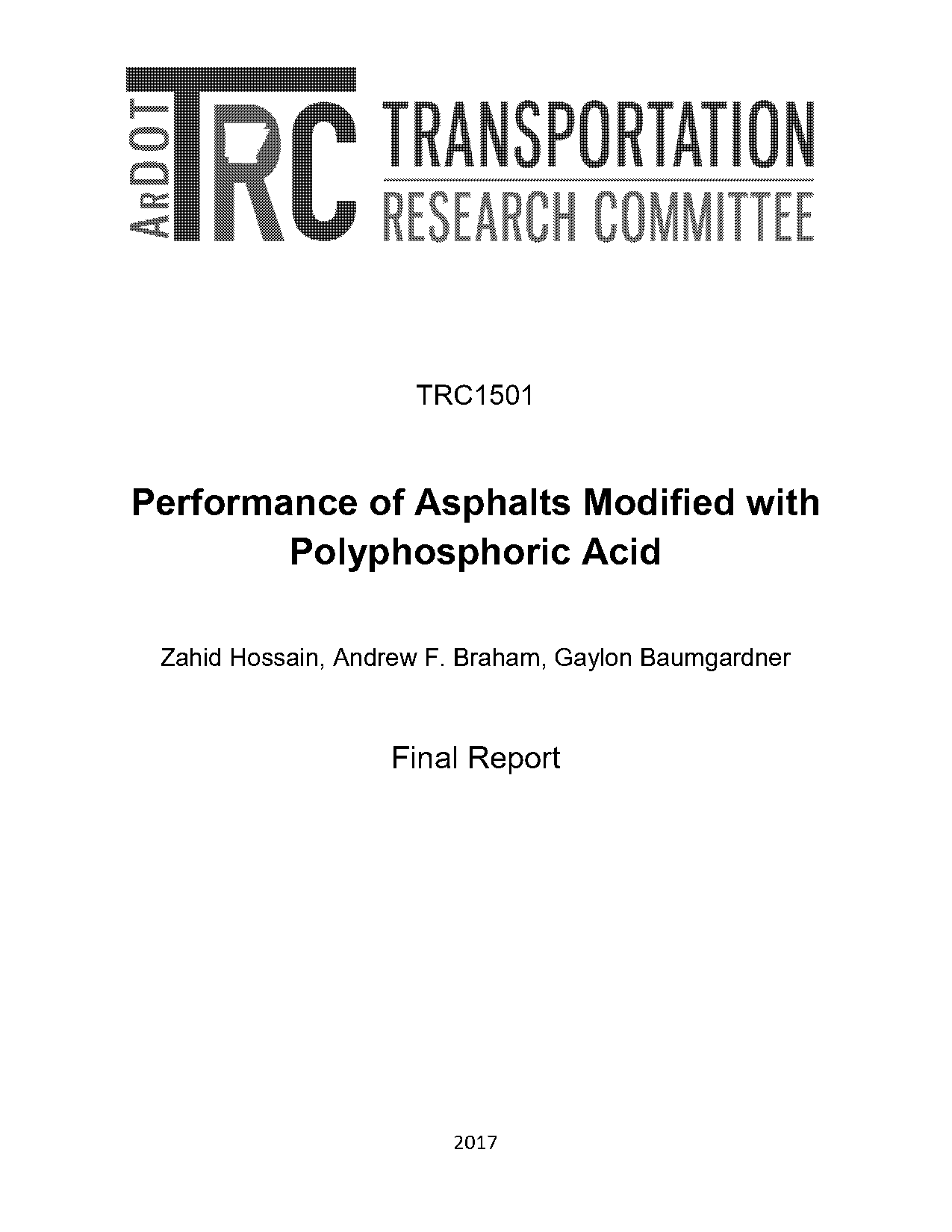 polyphosphoric acid asphalt modification