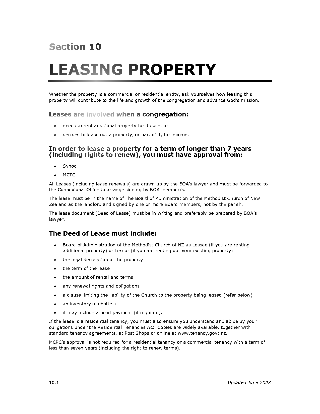 deed of renewal of lease nz