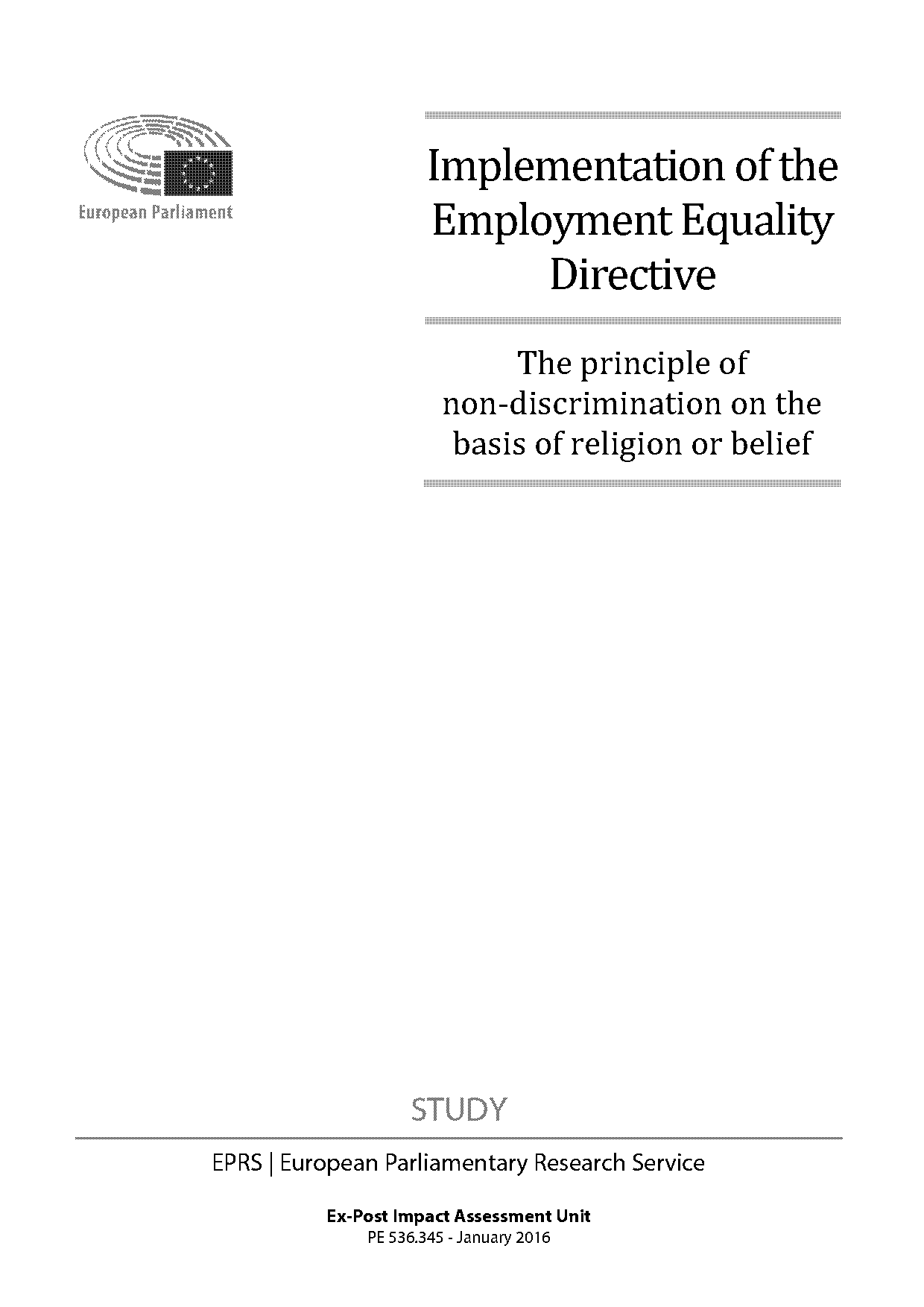 application of employment equity act