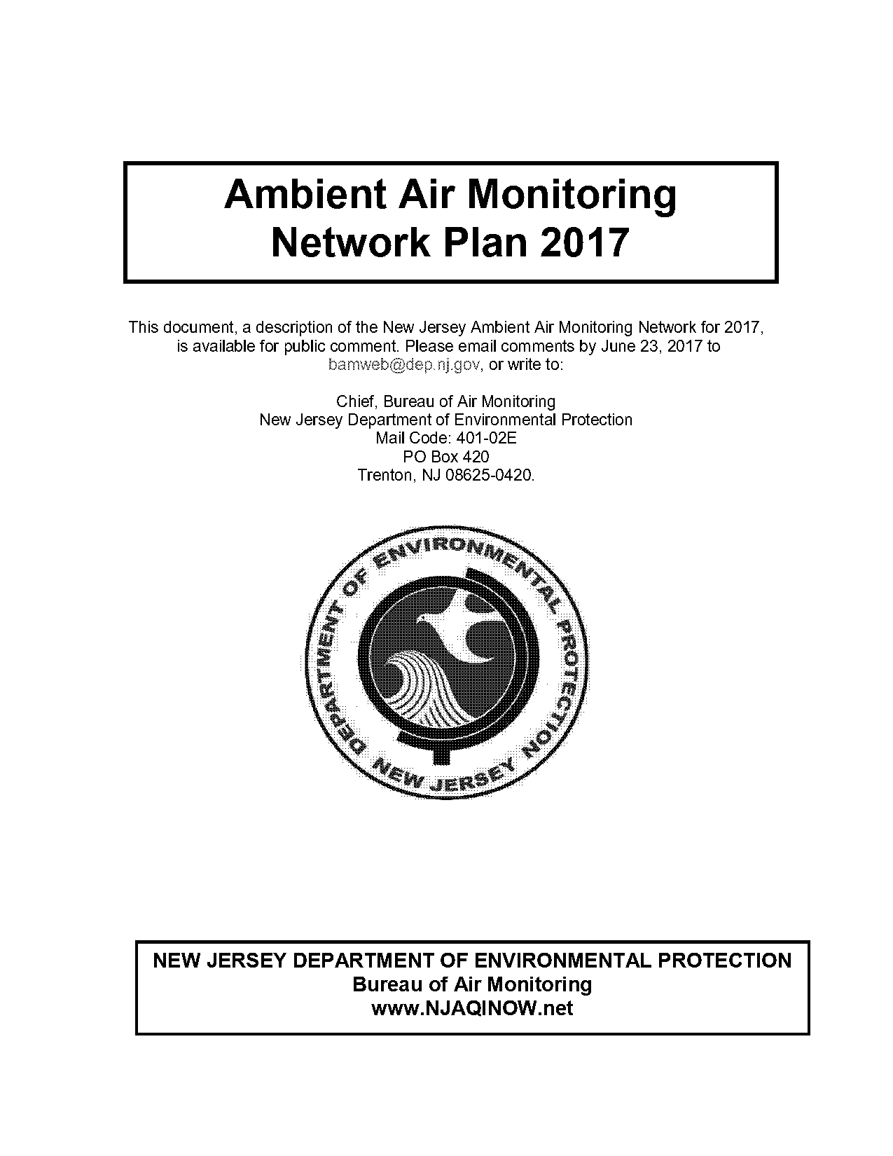 ambient air monitoring network assessment guidance