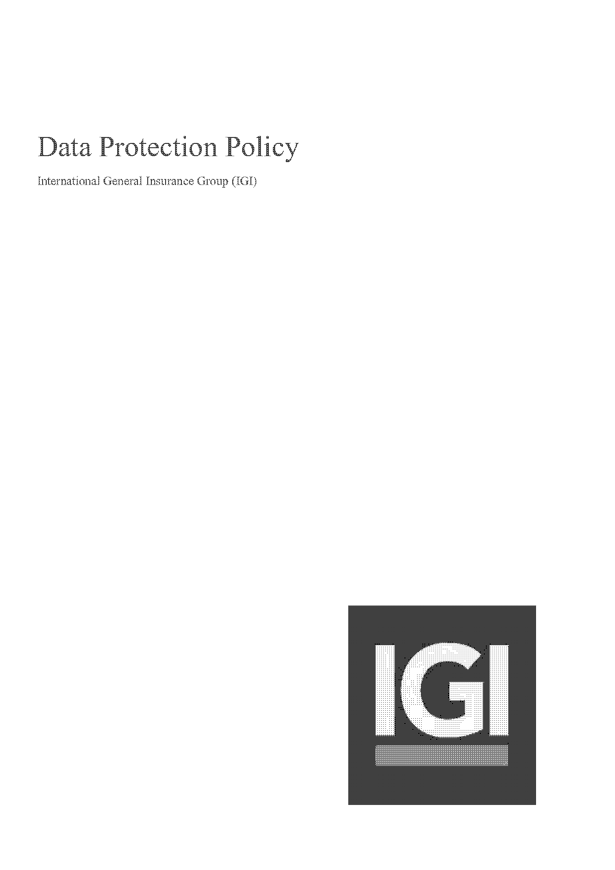 gdpr data protection policy template pdf