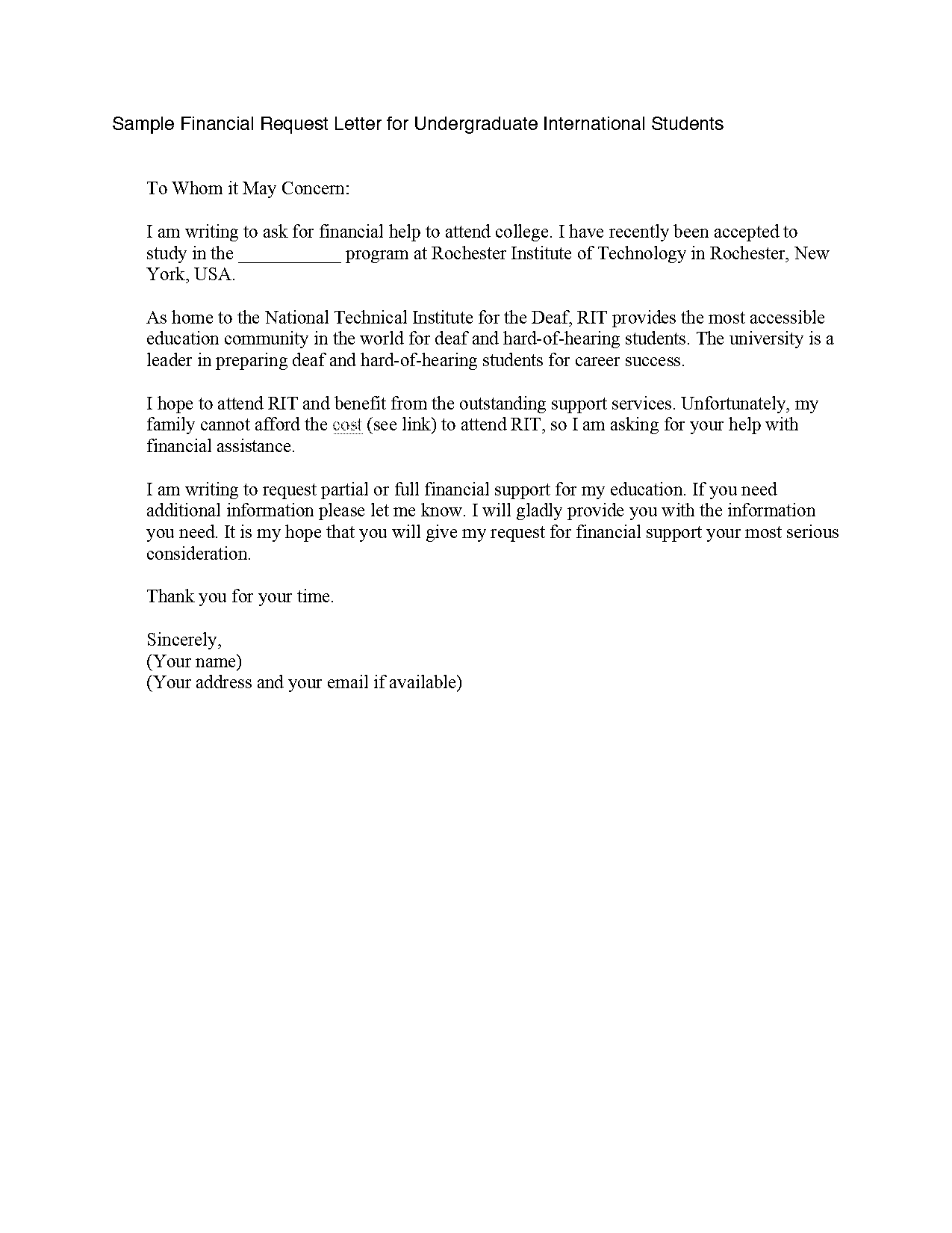 request letter to principal sample