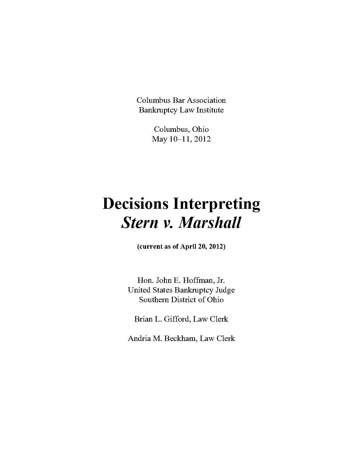 stern v marshall consent