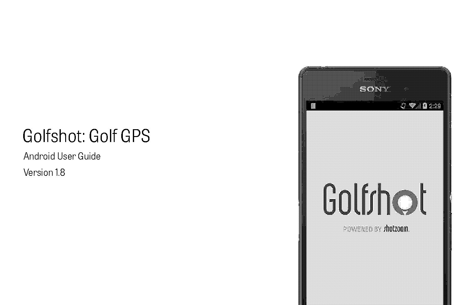 android user manual for golfshot