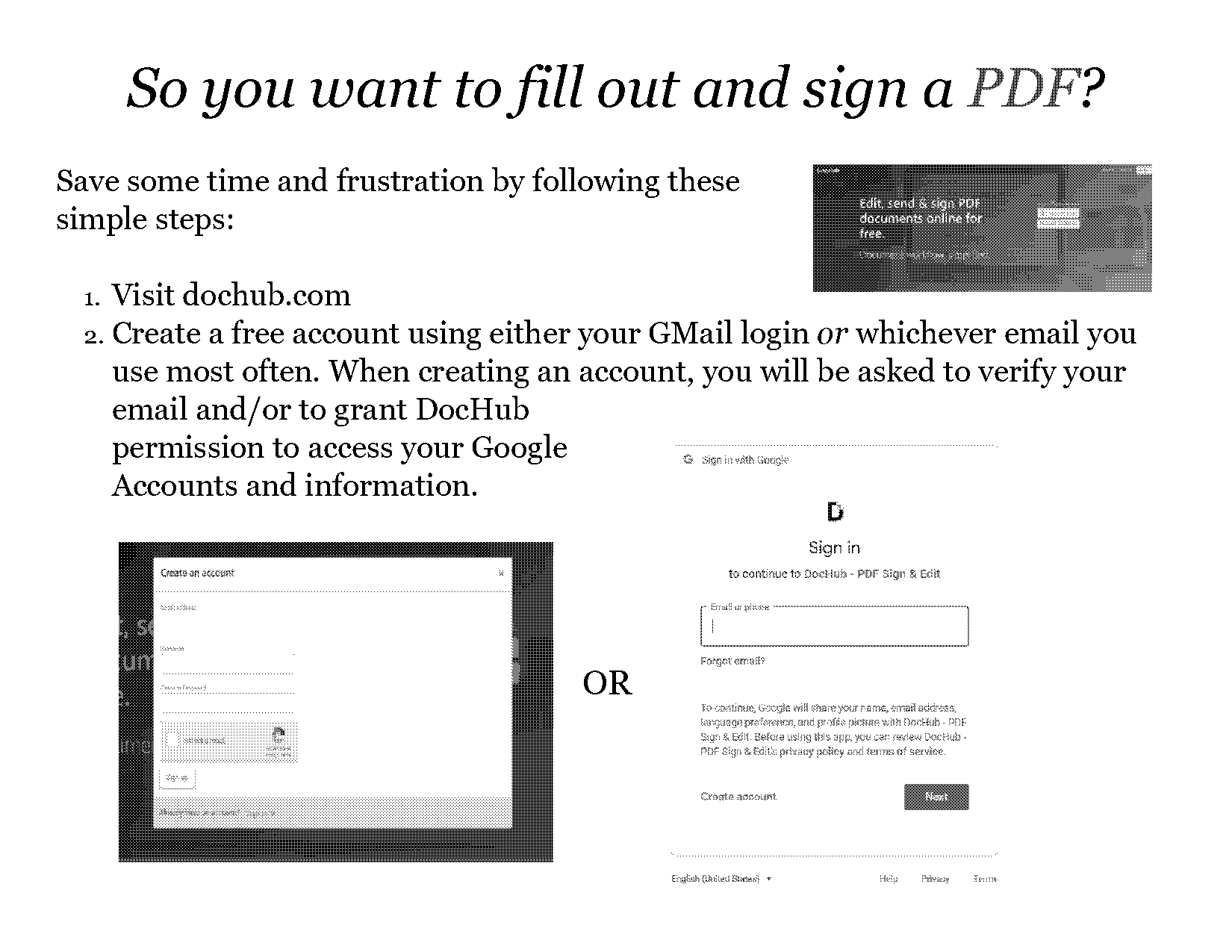 how to make edits on a dochub document