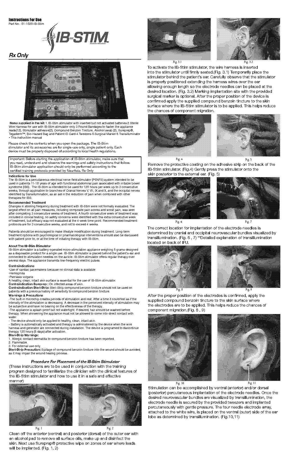 recommended time use of stims