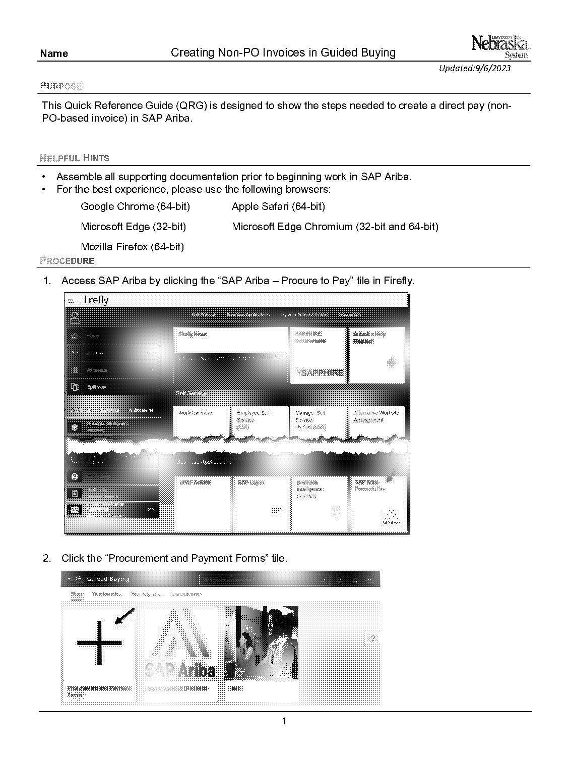 non po invoice in ariba