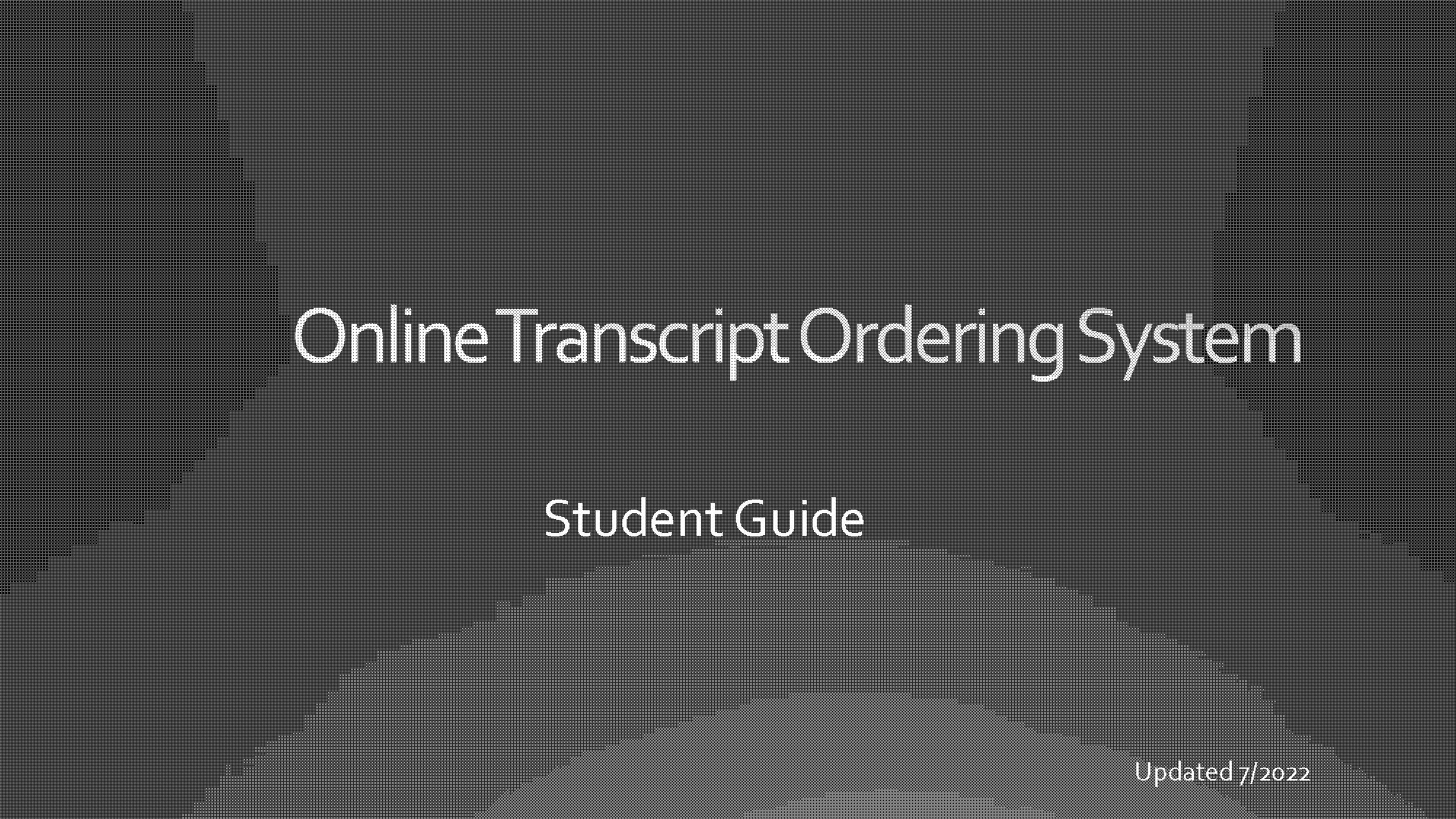 national student clearinghouse transcript time