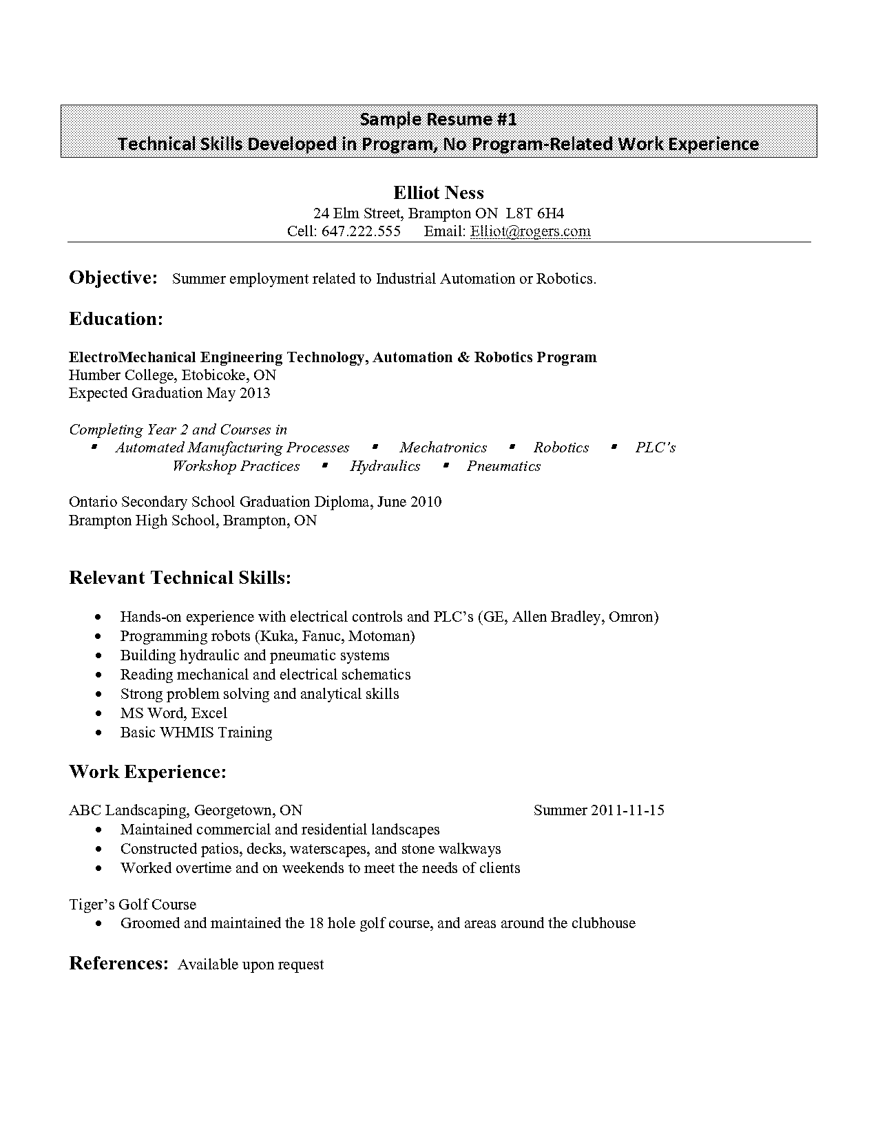 electrical engineer resume sample experienced pdf