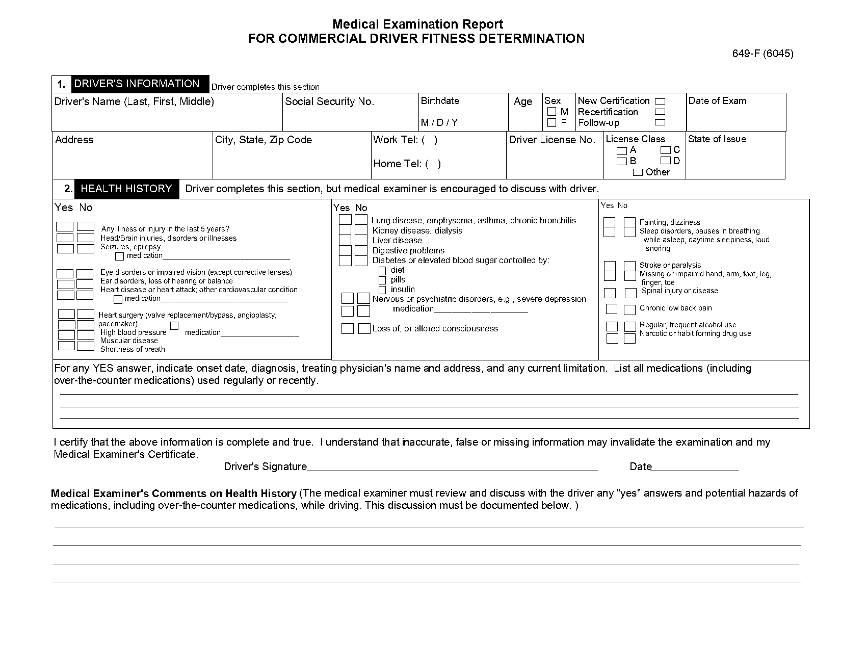 fitness medical clearance form