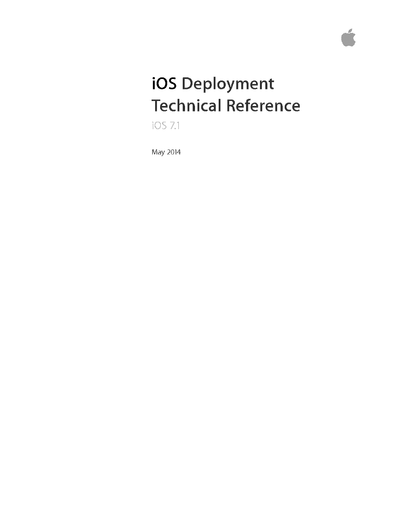 apple mobile device management protocol reference