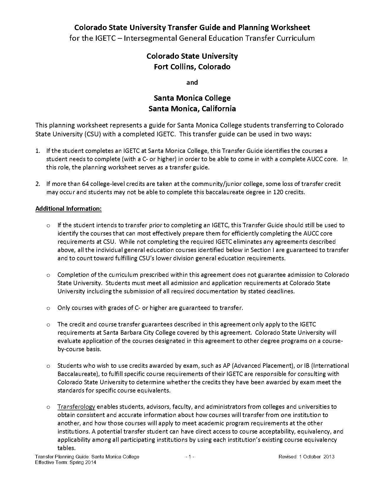 college application planning worksheet