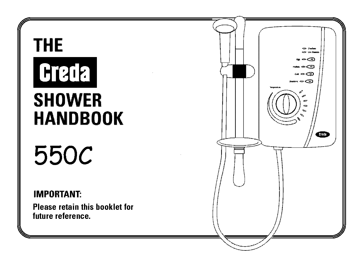 creda power shower manual