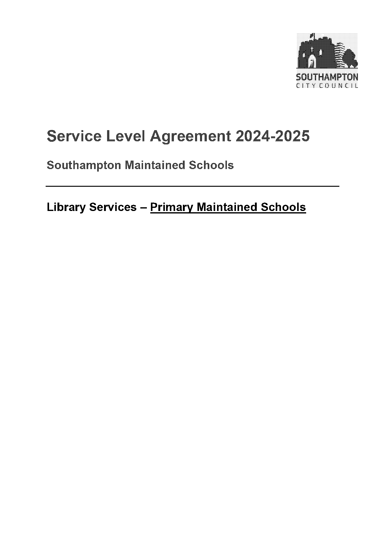 service level agreement book