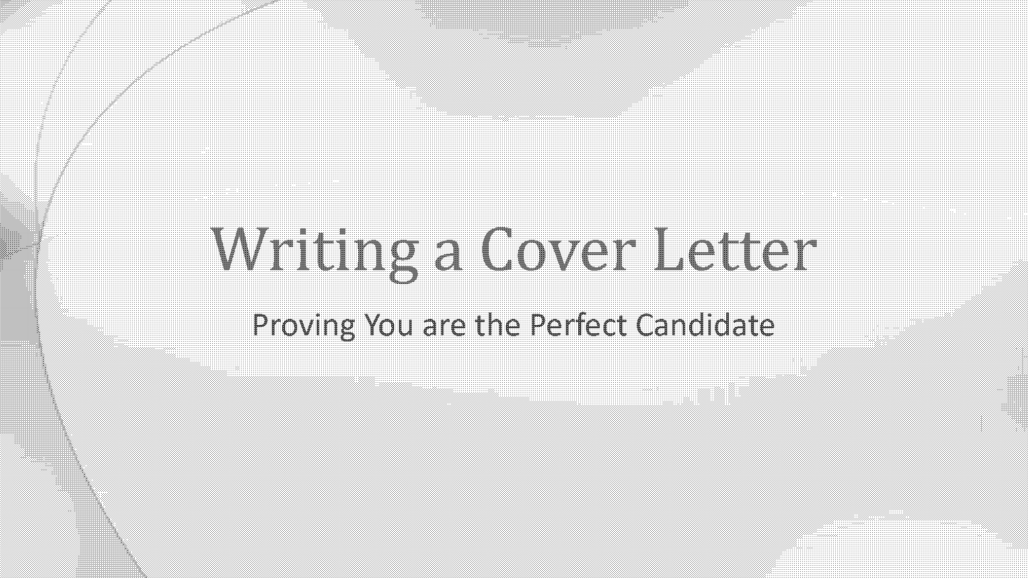 how to write a proactive cover letter