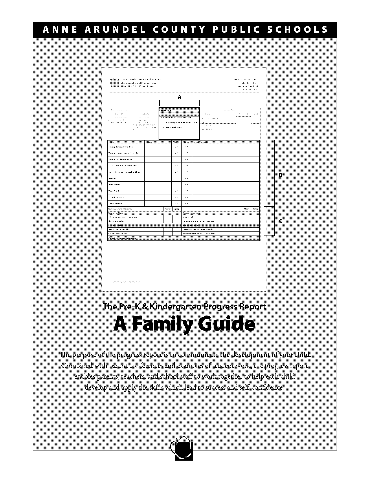 school progress report format sample