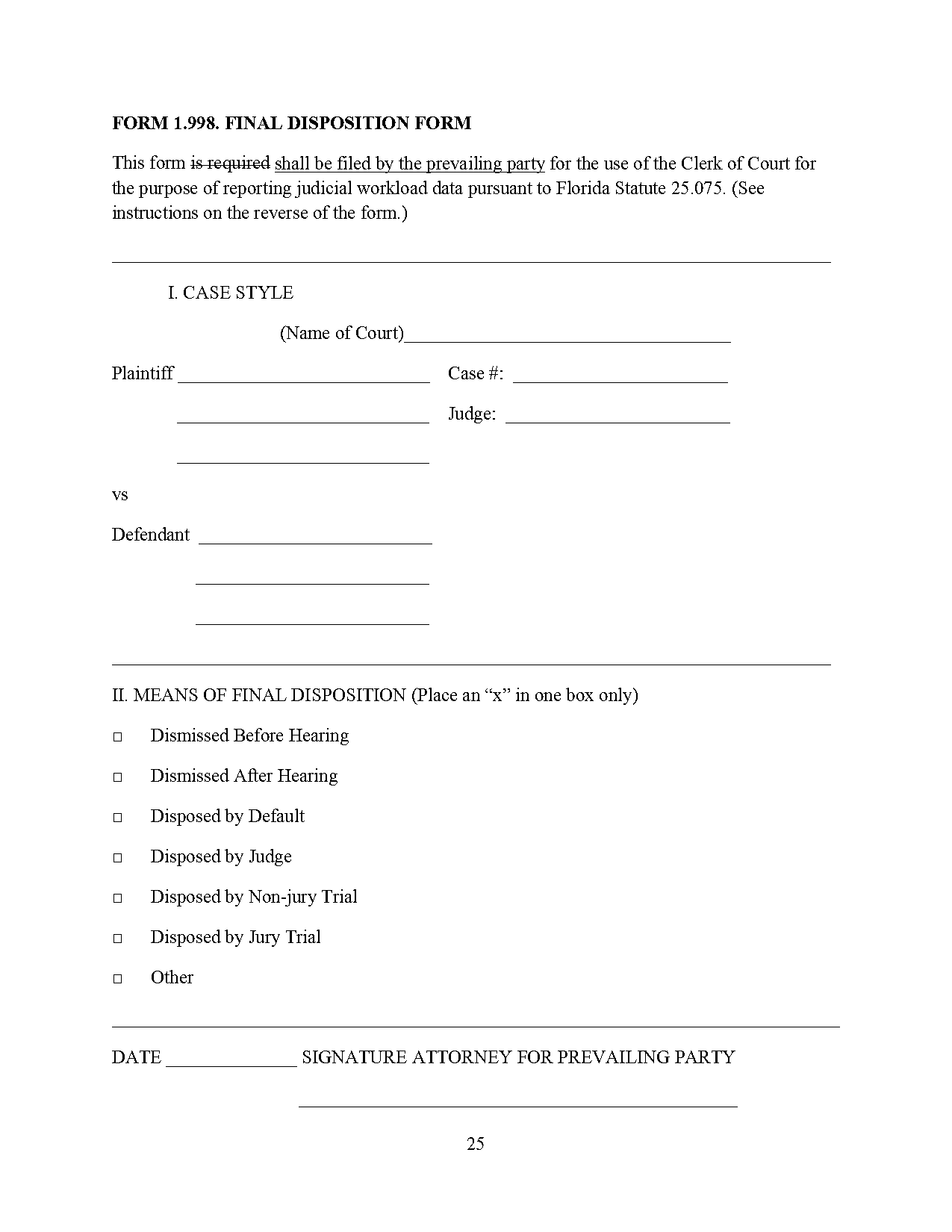 hillsborough county clerk of court dismissal form