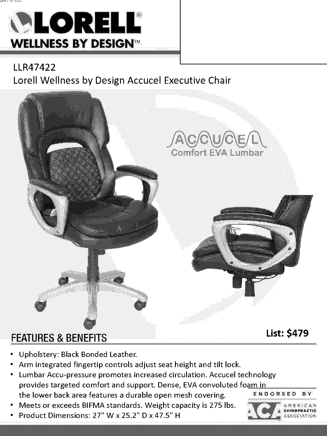 wellness by design mesh task chair instructions