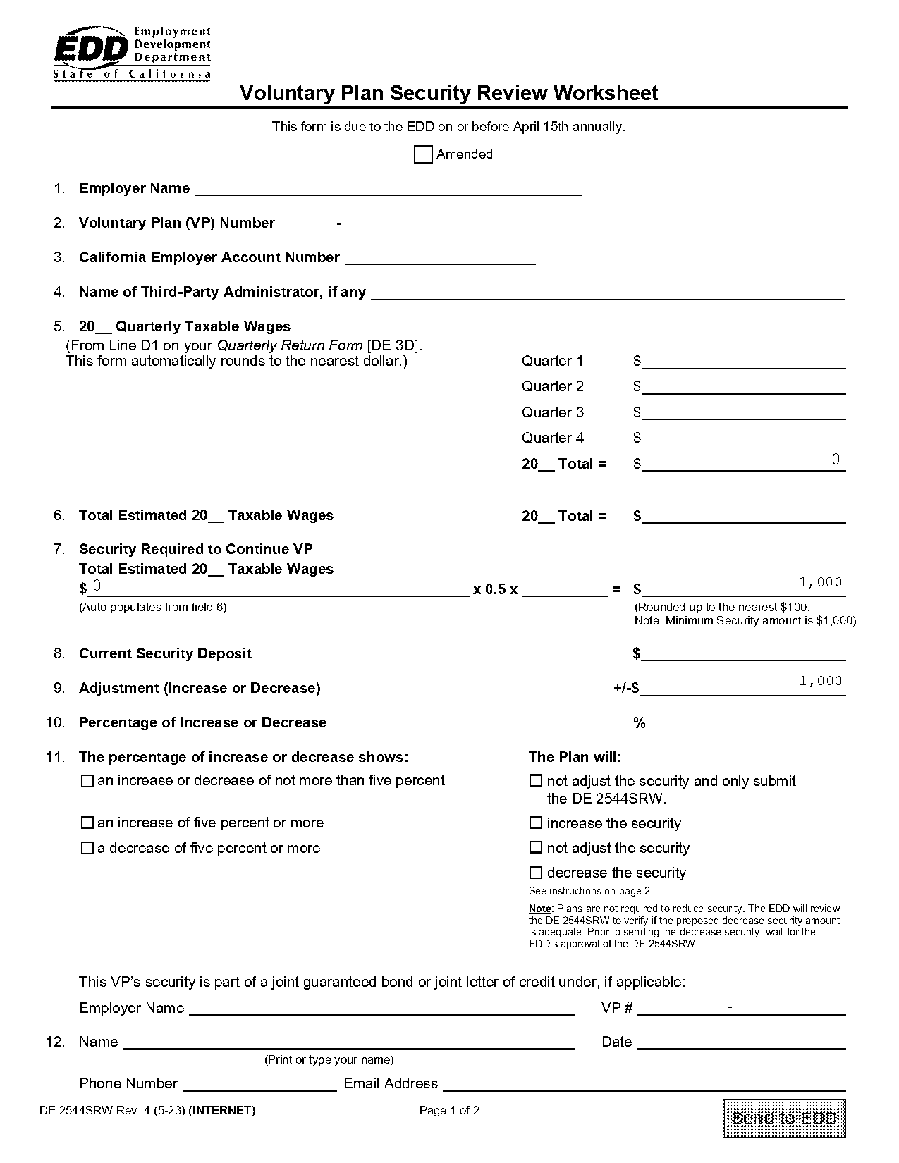 increase and decrease percentages worksheet