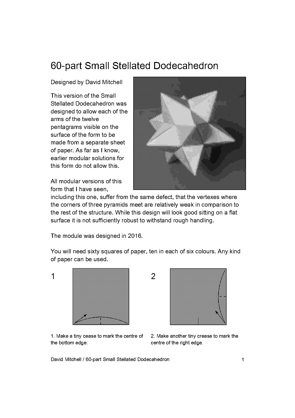 dodecahedron origami instructions pdf